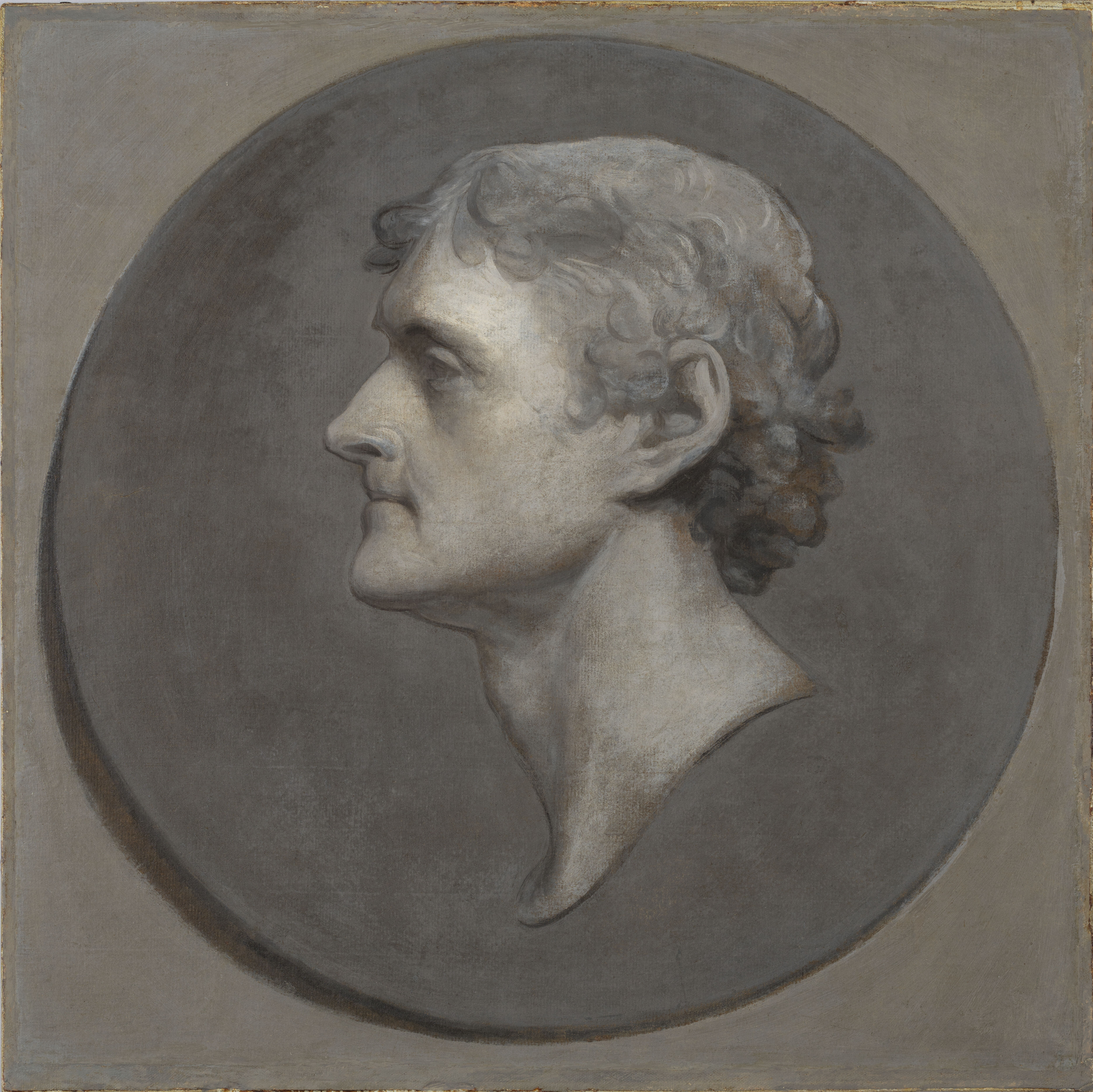 Thomas Jefferson (1743-1826) (The Medallion Portrait)