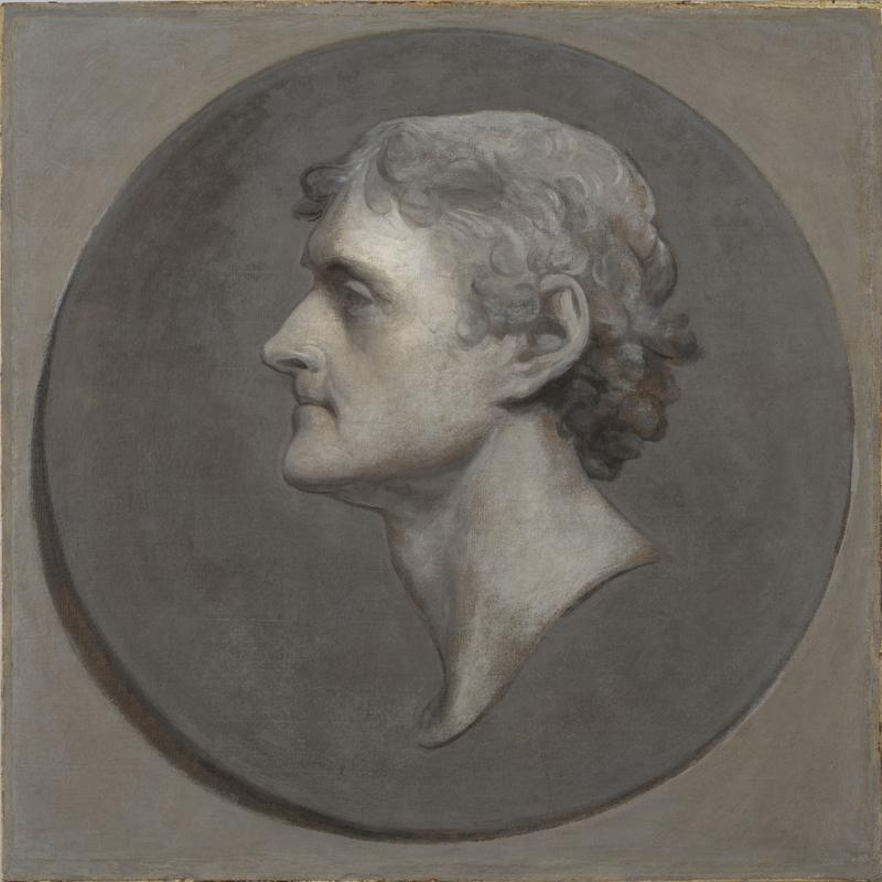 Gilbert Stuart — Thomas Jefferson (1743-1826) (The Medallion Portrait)