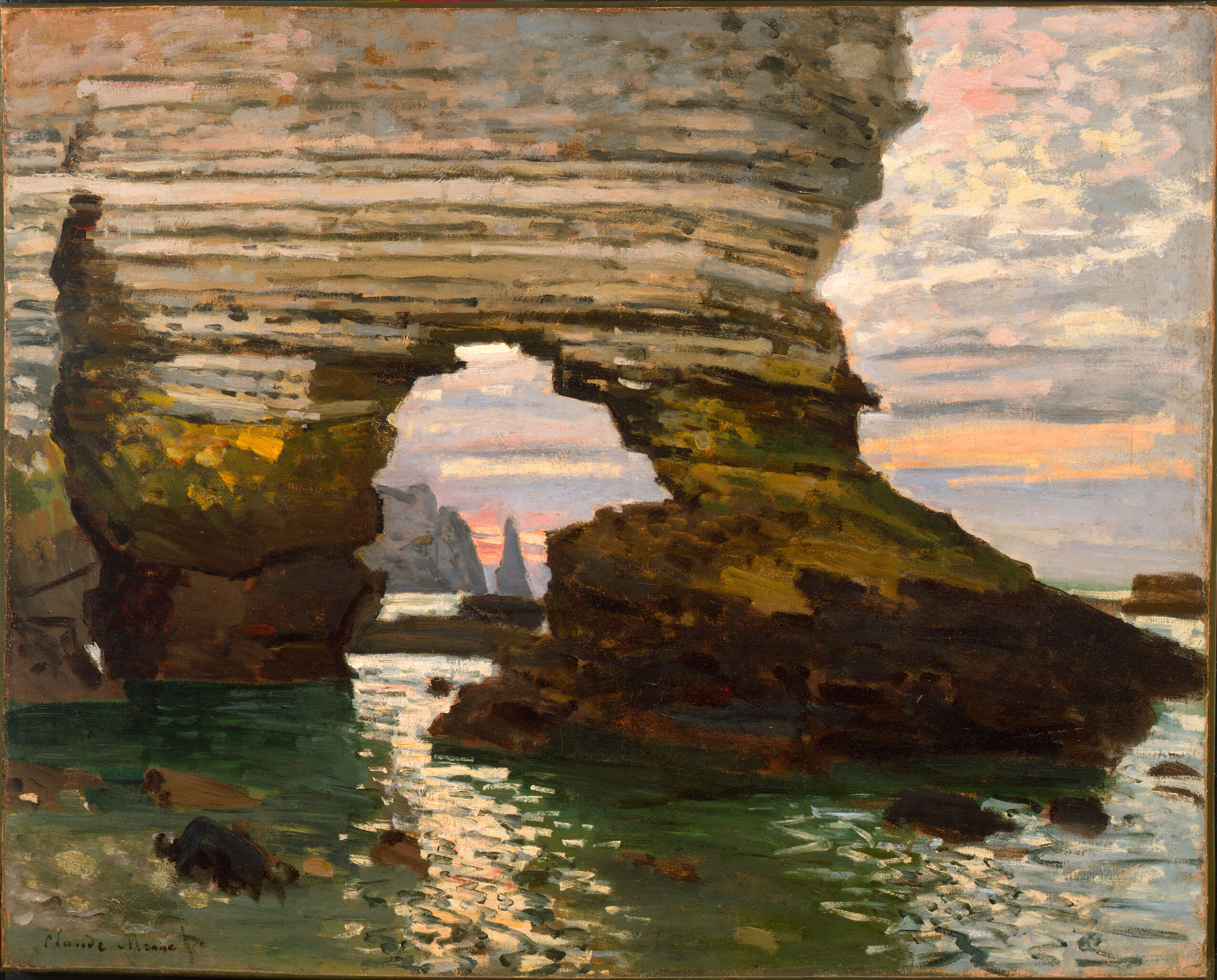 Claude Monet — La Porte d'Amont, Étretat