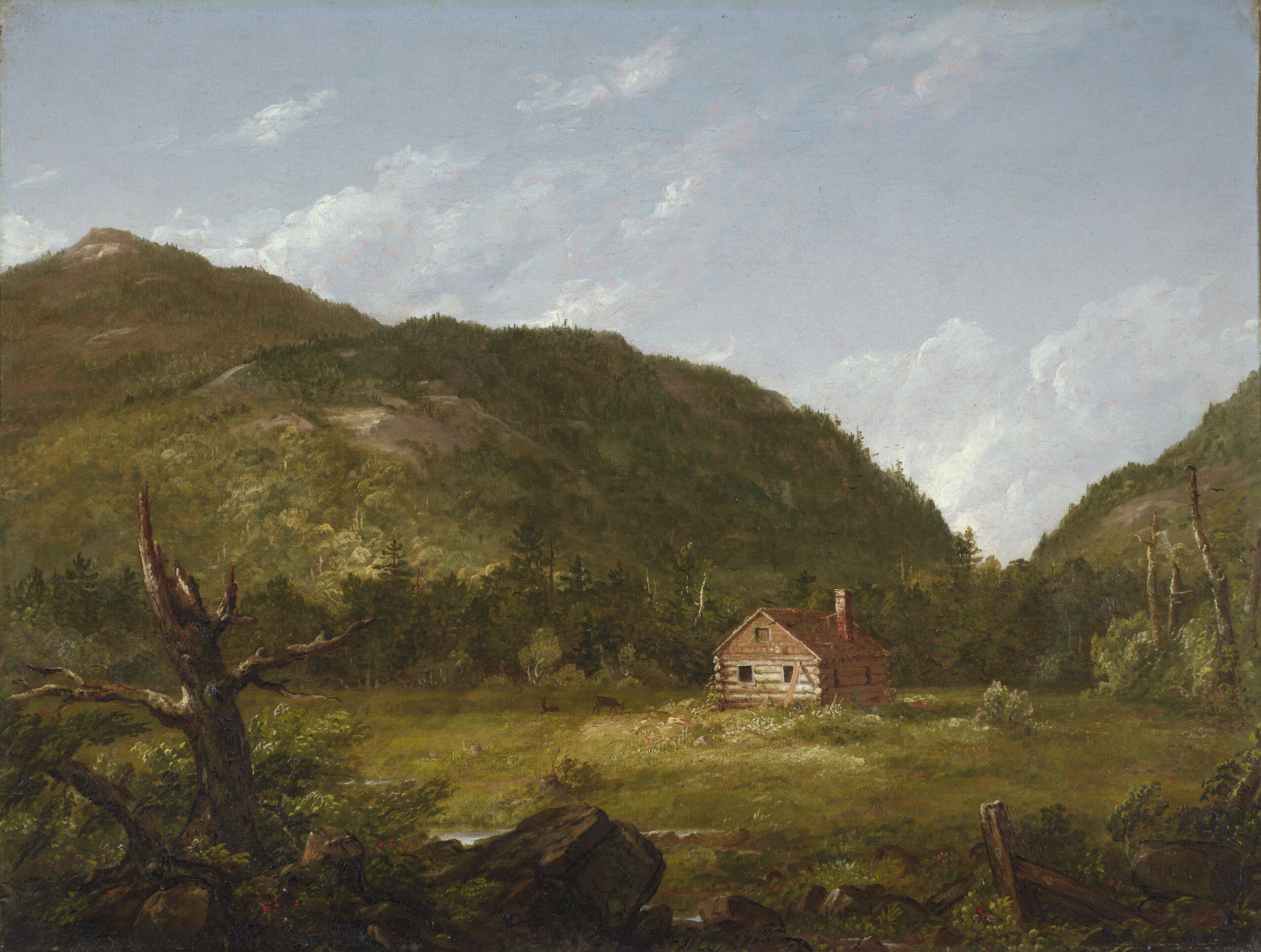 Thomas Cole — House, Mount Desert, Maine
