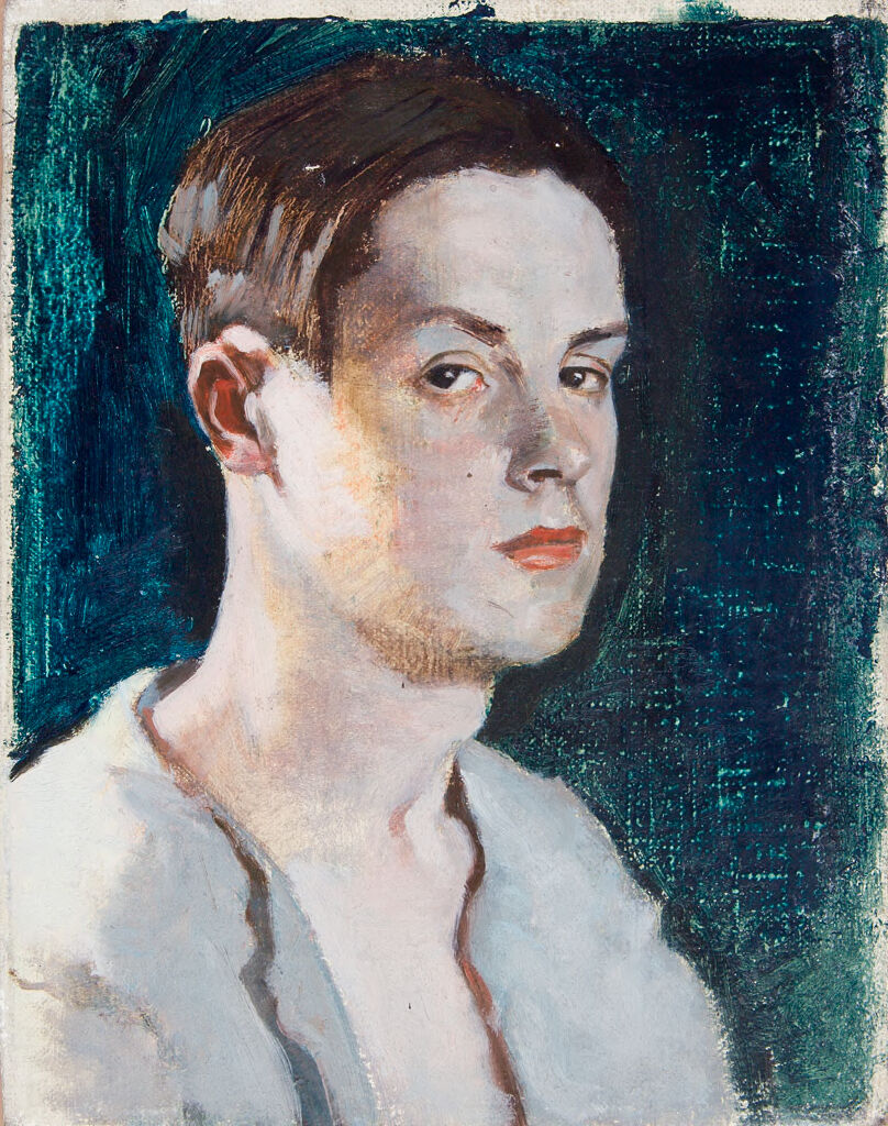 Denman Waldo Ross — Portrait of a Young Man with Open Shirt