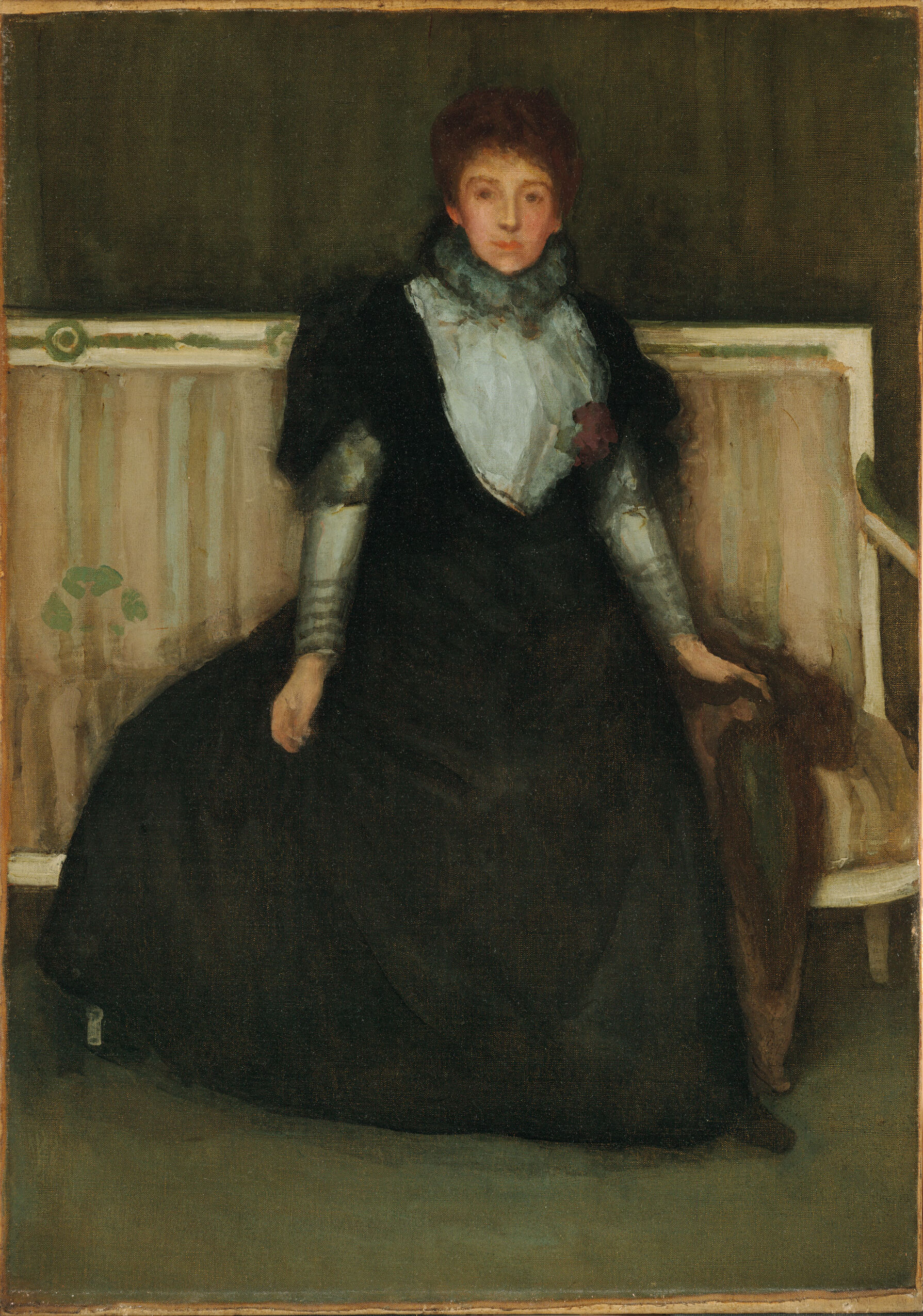 James Abbott McNeill Whistler — Green and Violet:  Mrs. Walter Sickert
