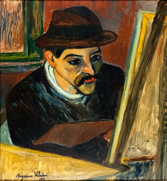 Utrillo devant son chevalet