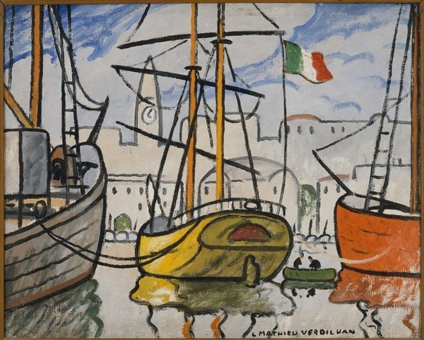 Marseille, bateaux au port