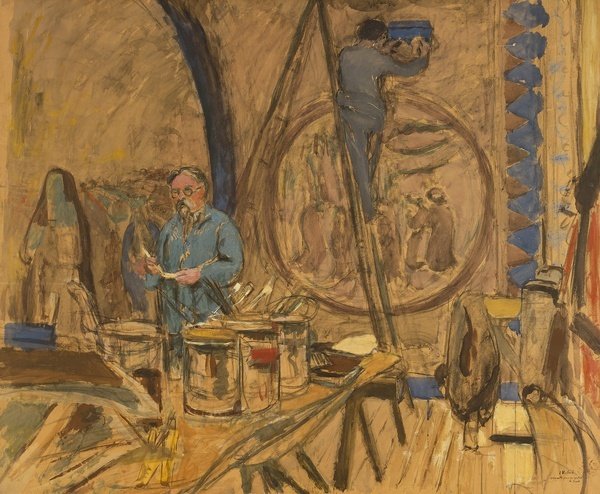 Édouard Vuillard — Maquette pour un portrait de Denis