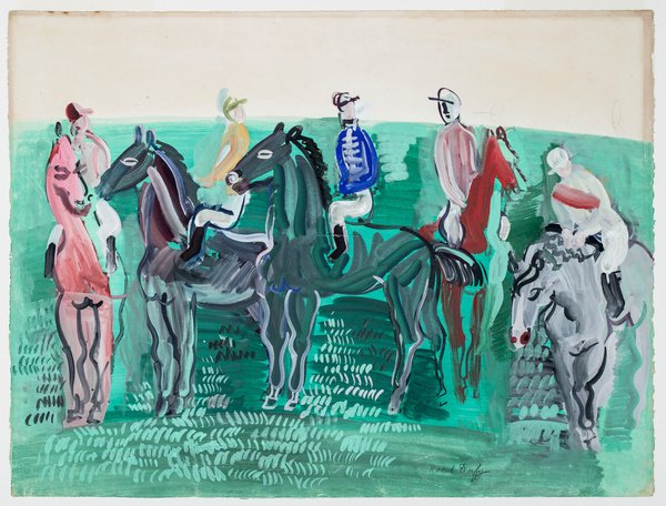 Raoul Dufy — Chevaux de course