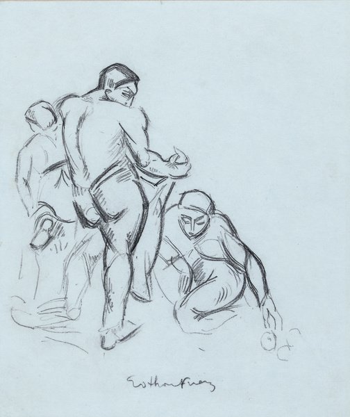 Etude pour Travail à l'automne