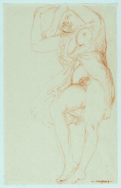 Danseuse à demi-nue