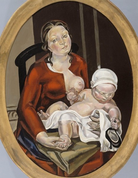 María Blanchard — Maternité (Ovale II