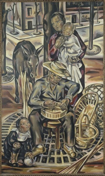 María Blanchard — Le vannier