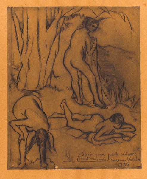 Trois baigneuses nues