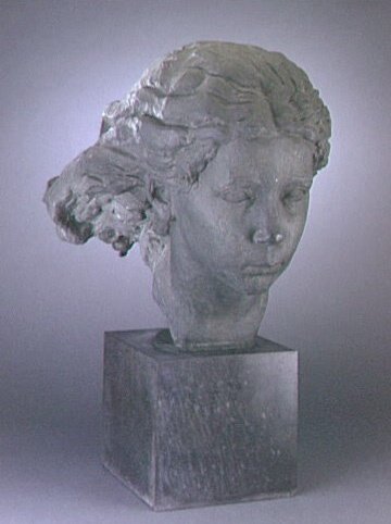 Albert Pommier — Buste de jeune fille