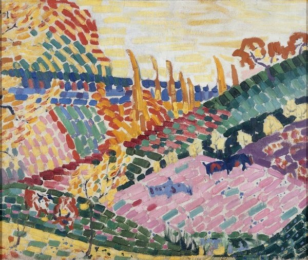 Robert Delaunay — Paysage aux vaches