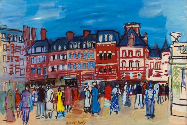 Raoul Dufy — Maisons à Trouville