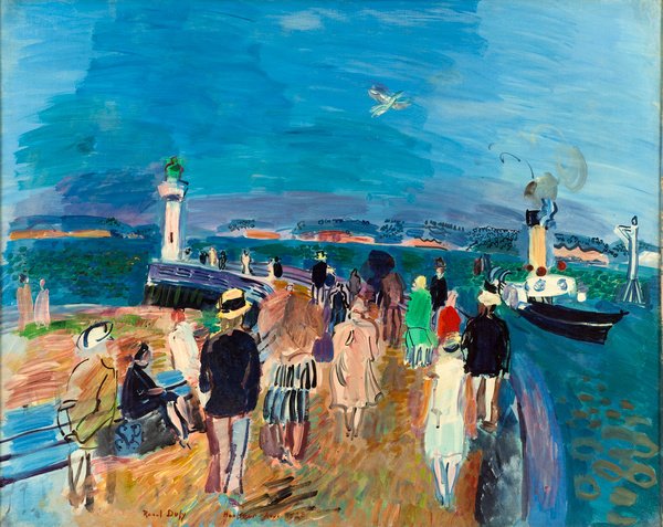 Raoul Dufy — La jetée de Honfleur