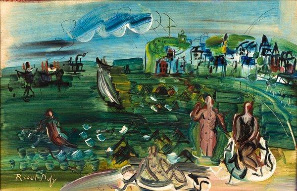 Raoul Dufy — Sainte-Adresse aux baigneurs