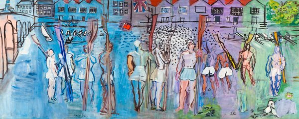 Raoul Dufy — Régates à Henley, les rameurs