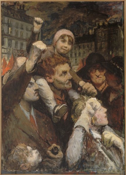 Jacques-Émile Blanche — Manifestation populaire