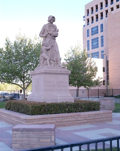 Madonna of the Trail Plaza, 4th and Marble NW