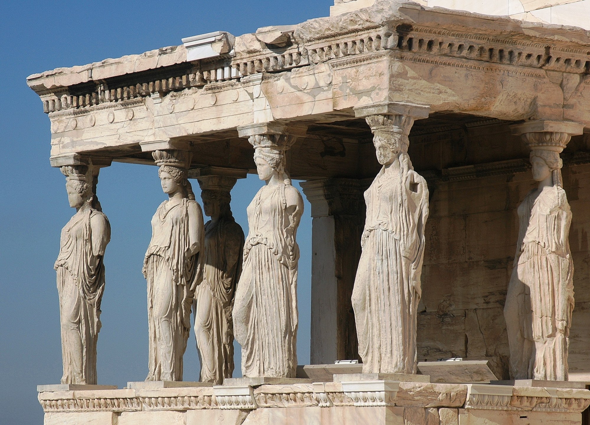 Mnesicles (architect) — Caryatids of the Erechtheion