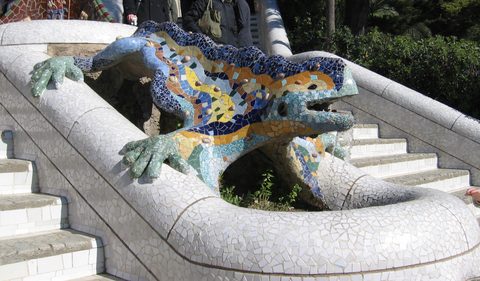 El Drac (Park Güell mosaic dragon)