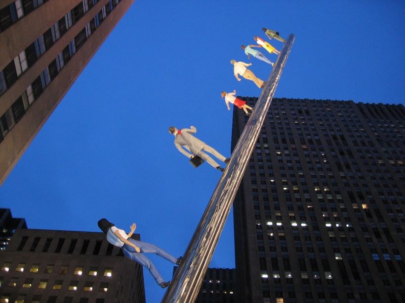 Jonathan Borofsky — Walking to the Sky
